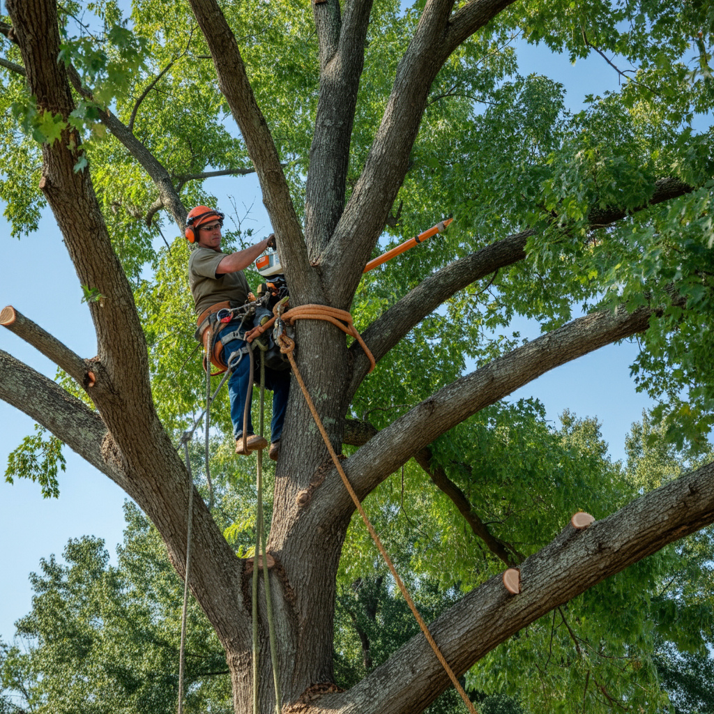 Tree Trimming Contractor Broken Arrow OK